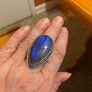 Stunning KK exclusive design Labradorite ring